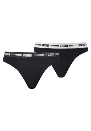 WOMEN 2 PACK - String - black