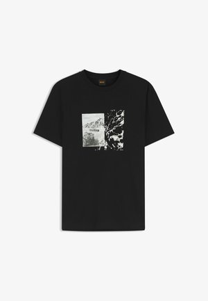 BOSS, TE_MOTORS - Camiseta estampada - black two
