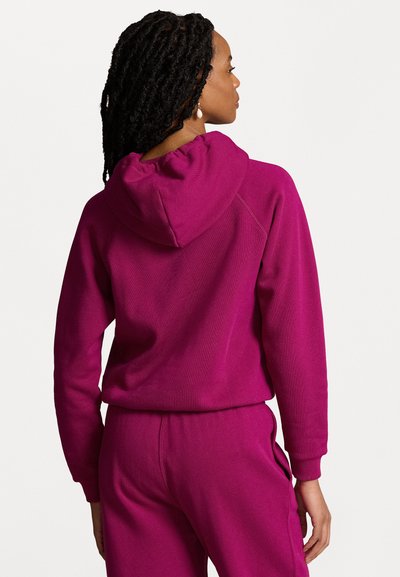 Polo Ralph Lauren SHRUNKEN FIT FLEECE HOODIE - Mikina s kapucňou - fuschia berry