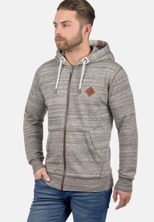 Solid SDCRAIG - Zip-up sweatshirt - coffee bean