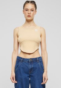 Karl Kani - CORSET - Top - sand Miniatuurafbeelding 1