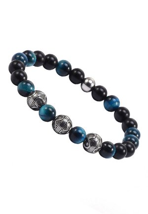 PERLES ŒIL DE TIGRE  ET PERLES - Bracelet - bleu