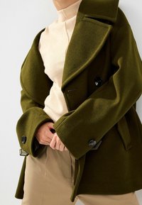 Next Halflange jas - green