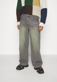 Jaded London COLOSSUS BAGGY  - Brīva piegriezuma džinsi - grey