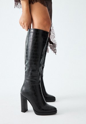 Botas de tacón - black