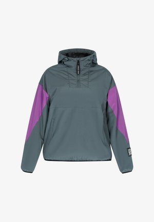 Schmuddelwedda urban rain - Leichte Jacke - graublau colorblock