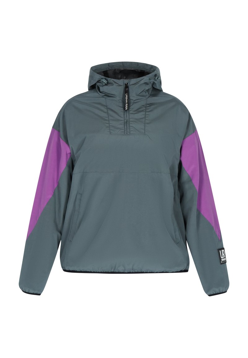 Schmuddelwedda urban rain - Let jakke / Sommerjakker - graublau colorblock