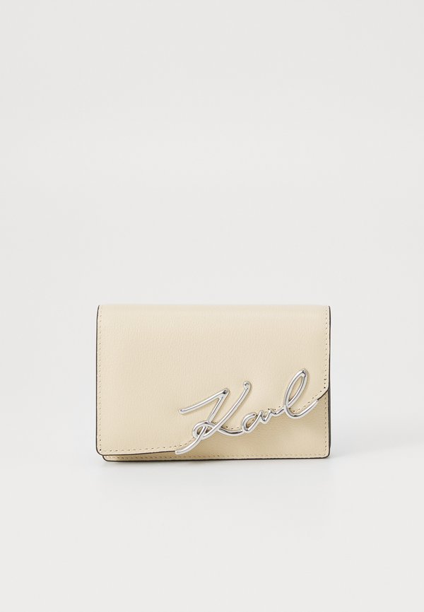 K/SIGNATURE WALLET - Wallet - beige