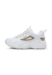 Fila SKYE ZP - Sneaker low - white/gold