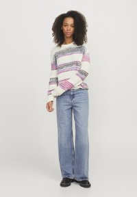 JJXX JXSIMONE SPACE CREW NECK - Trui - vanilla ice