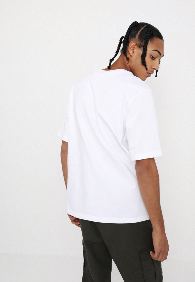 adidas Originals OVERSIZED TEE - T-shirt con stampa - white/bianco