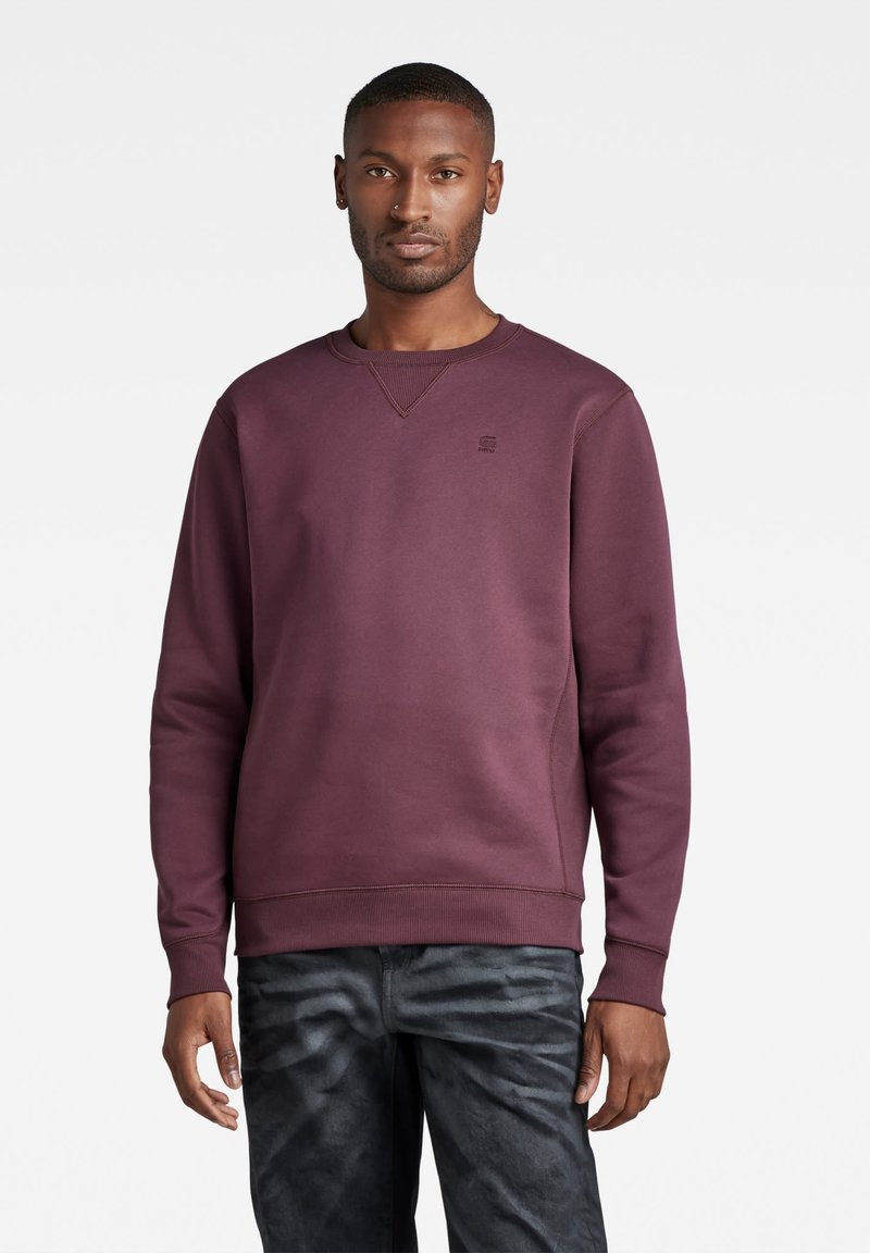 G-Star - PREMIUM CORE R SW L\S - Collegepaita - pacior sweat r/vineyard wine, Suurenna