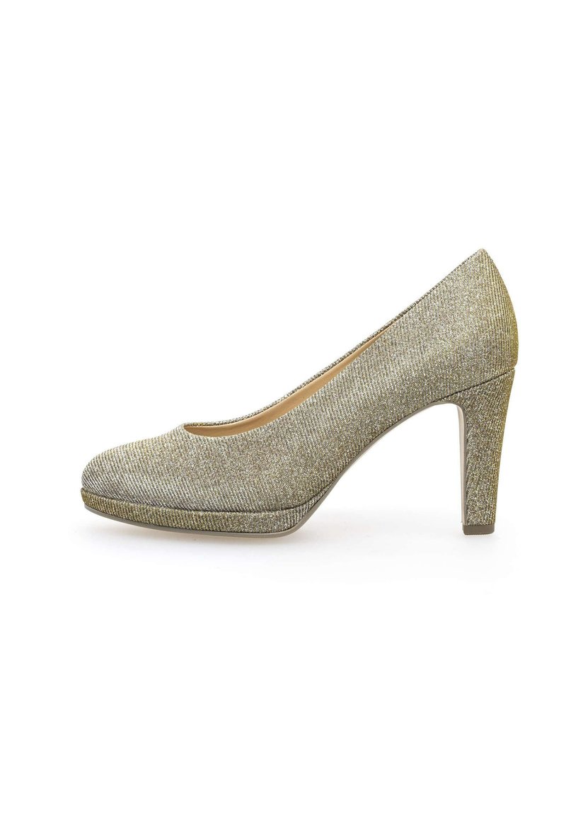 Damen Klassische Pumps | Gabor PLATEAU Pumps gold/goldfarben - VQ53349 Damen Klassische Pumps | Gabor PLATEAU Pumps gold/goldfarben - VQ53349