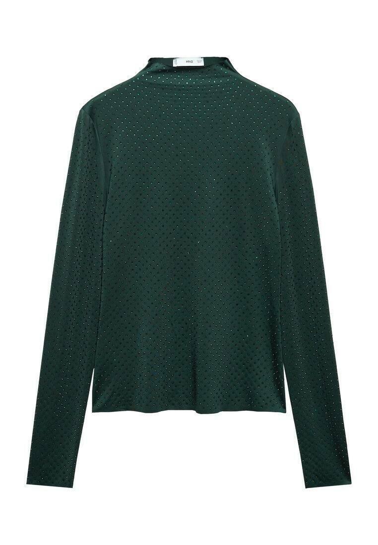 Mango Longsleeve donkergroen Mango Longsleeve donkergroen