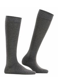 Esprit BASIC PURE - Kniestrümpfe - anthra mel