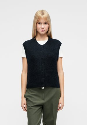 SLFLULU BUTTON O NECK - Liivi - dark sapphire