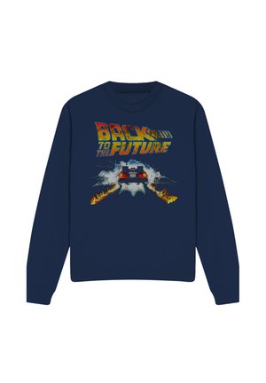 Universal Studios, BACK TO THE FUTURE DELOREAN - Sweatshirt - dark blue