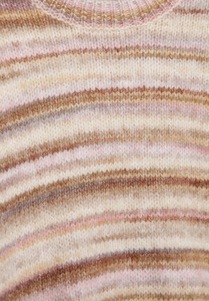 PULL&BEAR, STRIPED - Pulover - sand