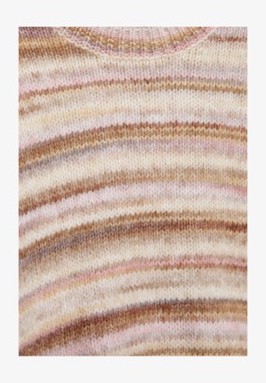 PULL&BEAR, STRIPED - Pulover - sand