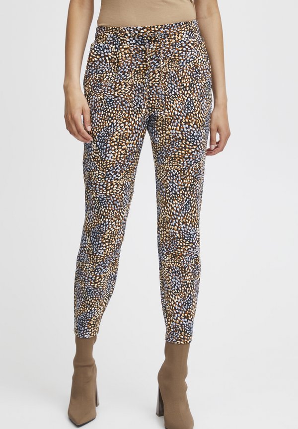 BYRIZETTA AOP - Trousers - monks robe mix