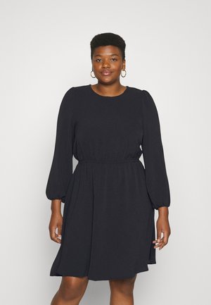 VILA EVOKED BY VILA Women's VIBORNEO L/S WRAP TOP/SU/CUR-NOOS Long Sleeve Wrap Shirt, Black, 50, Black