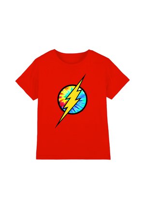 Warner Brothers, DC FLASH TIE DYE FLASH LOGO UNISEX - T-Shirt print - red