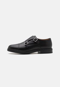 ASHER MONK STRAP - Mocassins de ville - black
