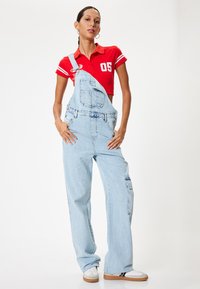 Koton POCKET DETAIL OVERALLS - Tuinbroek - light blue