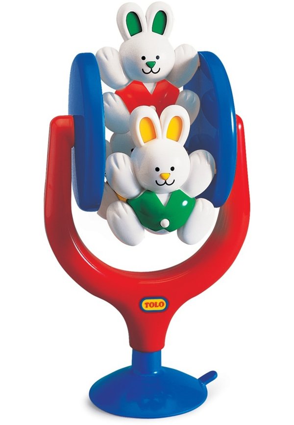 MET ZUIGNAP DRAAIENDE KONIJNTJES - Spielzeug