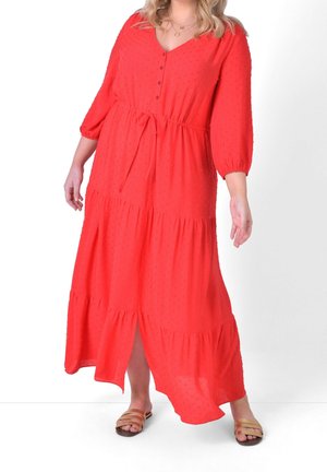 Maxiklänning - red