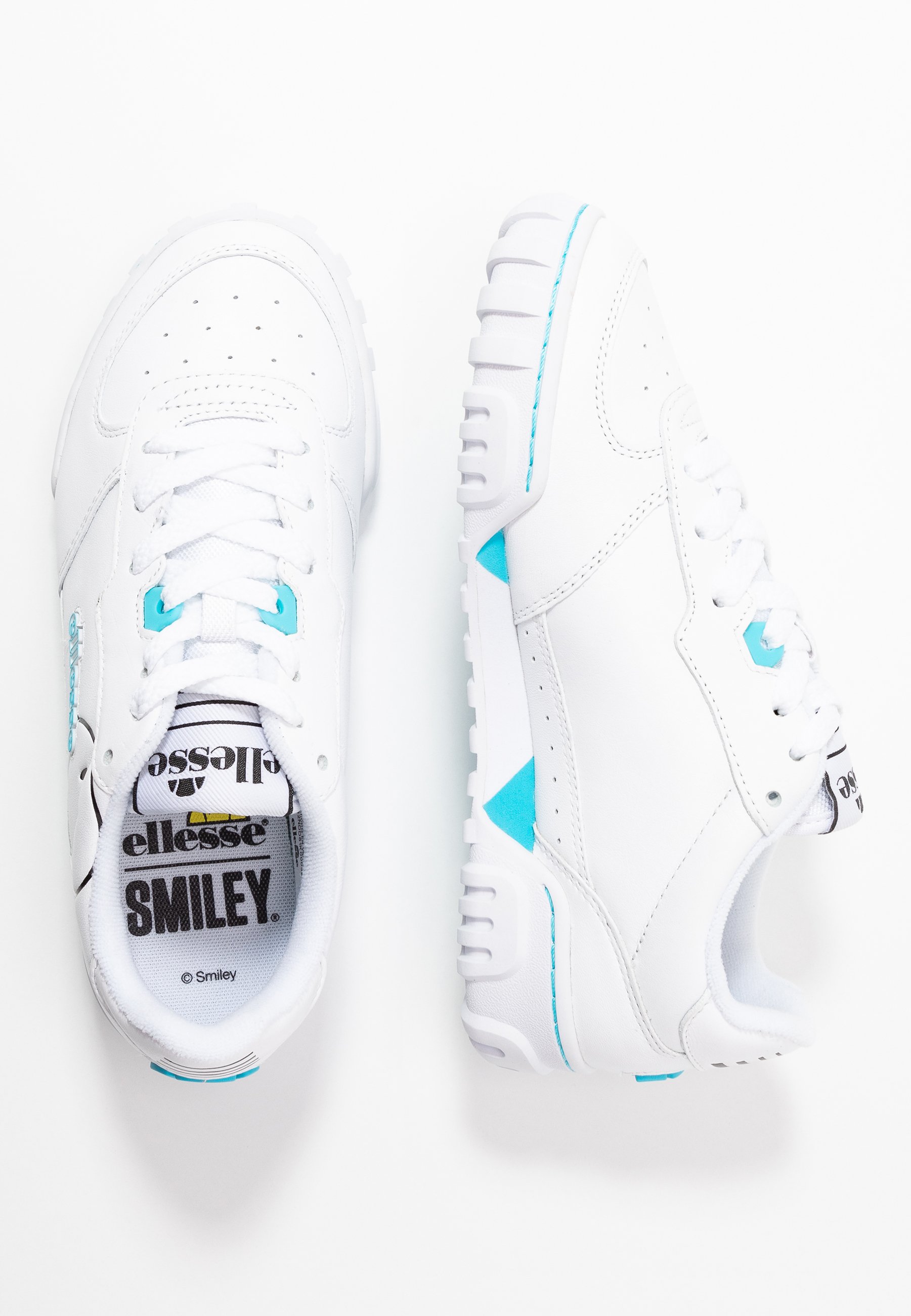 Ellesse SMILEY X TANKER Joggesko whitesilverblue Ellesse SMILEY X TANKER Joggesko whitesilverblue