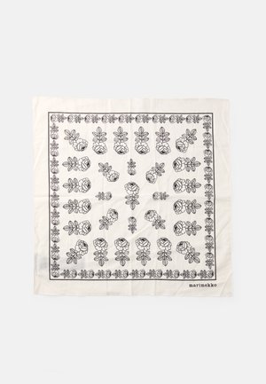 Marimekko ASTRILLI VIHKIRUUSU UNISEX - Tuch - off white/black