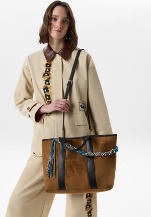 Twist, TWIST BAG COLORFUL DRAWSTRING TOTE BAG - Handtasche - camel