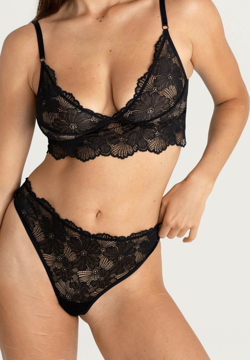 Erlich Textil CLASSY - String - schwarz