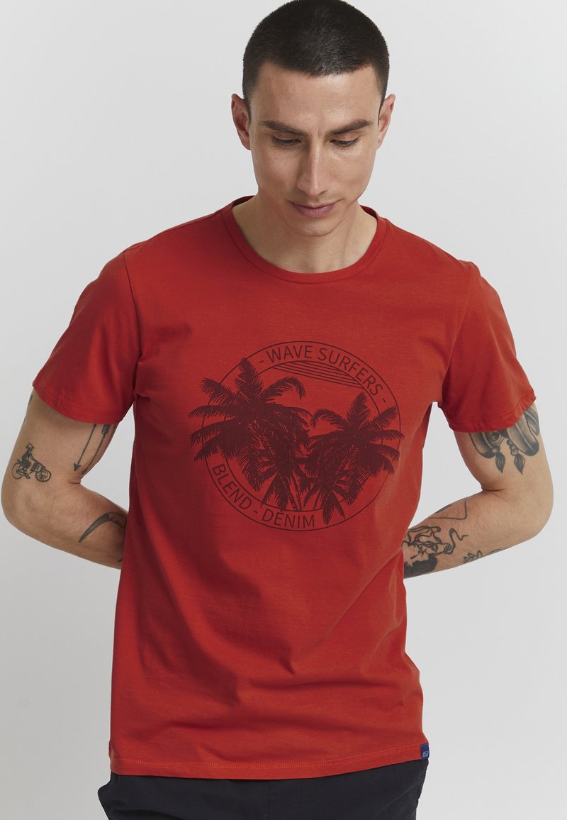Blend BHDAVIS - Printtipaita - aurora red