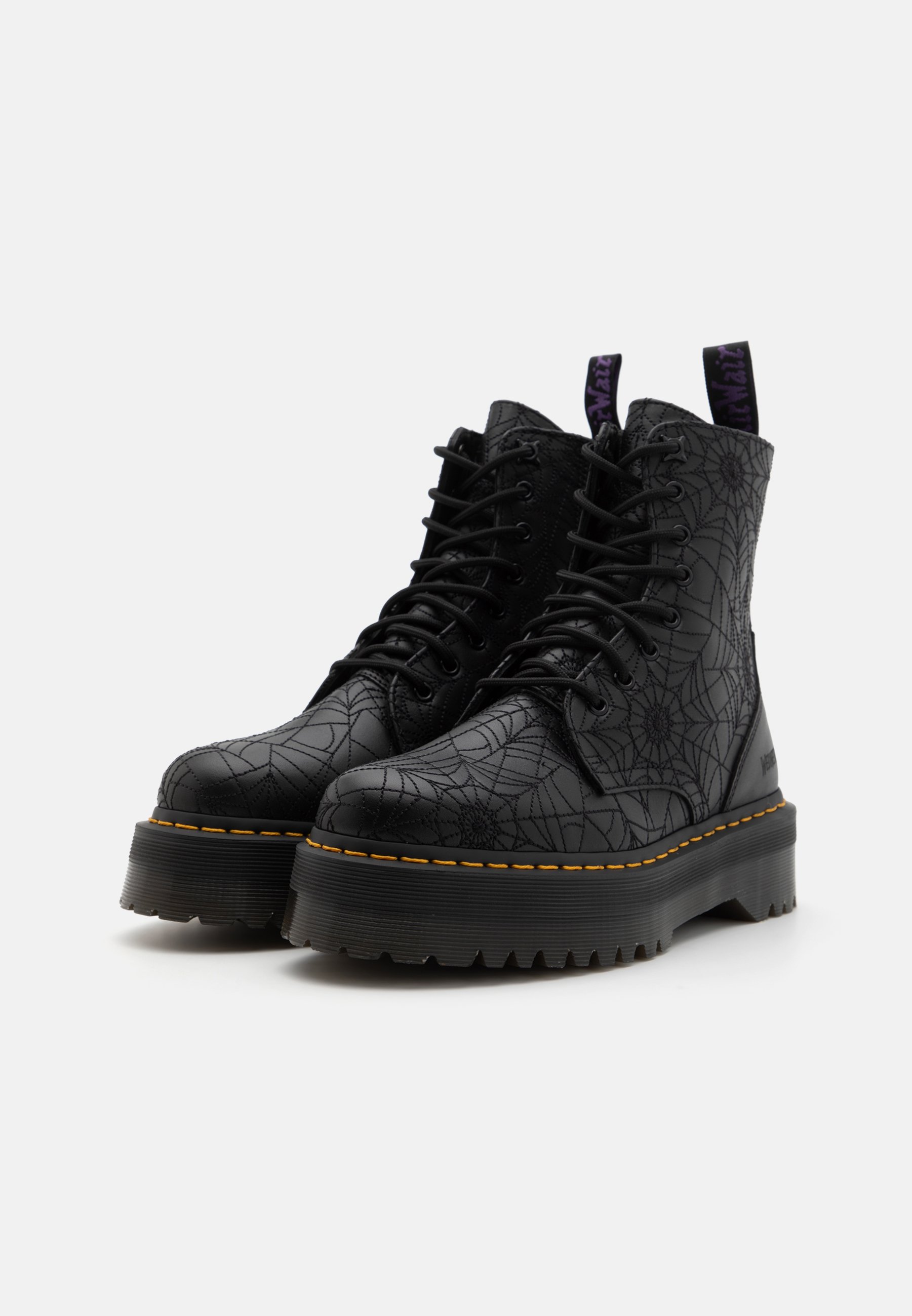 Dr. Martens Wednesday ブラックレザーシューズ DR. MARTENS x WEDNESDAY｜