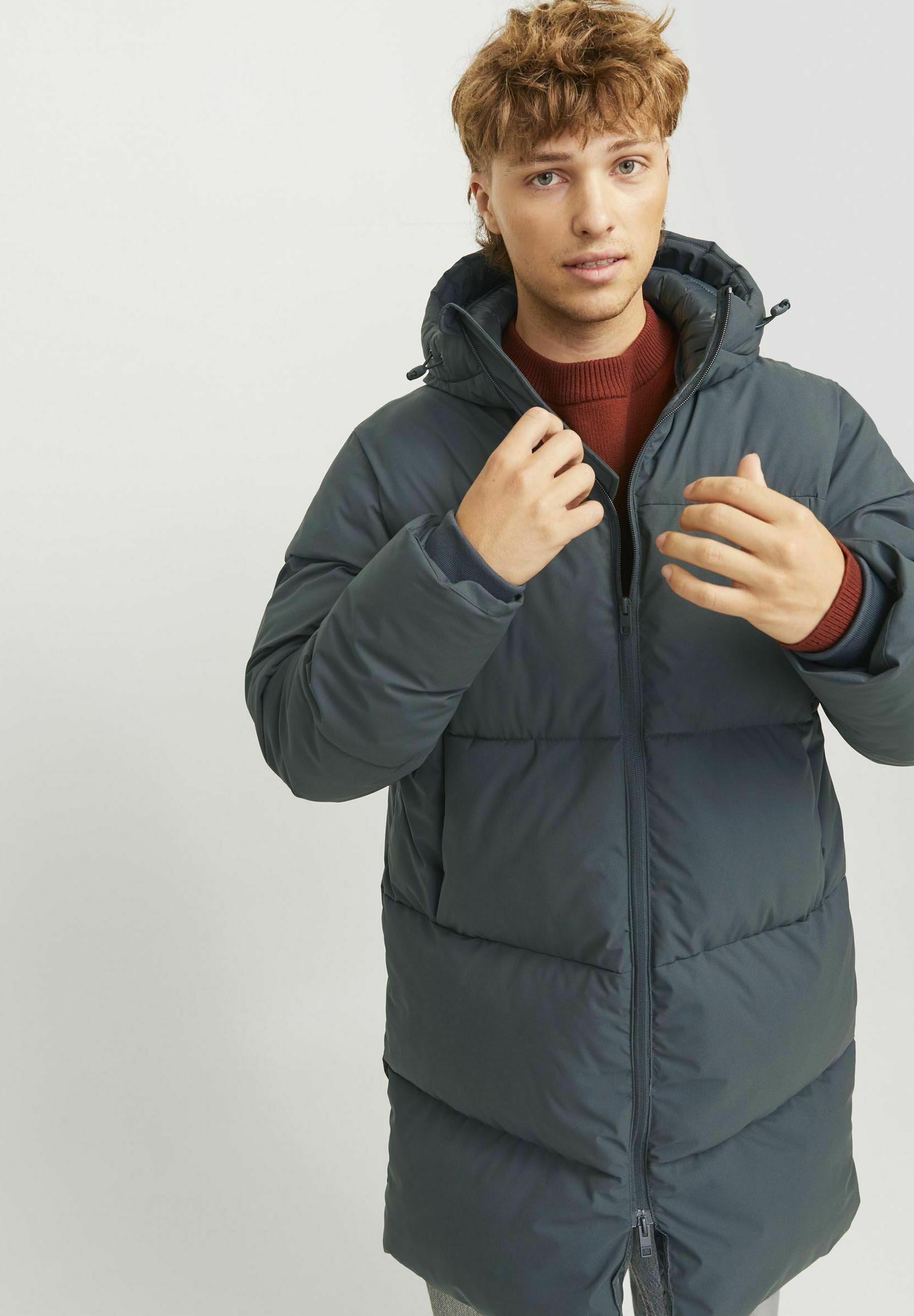 JACK & JONES Herren Jacke Jorvesterbro – Long Puffer Jacke Mit Recyceltem Polyester