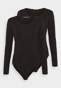 LONG SLEEVE BODY 2 PACK - Corpo - black