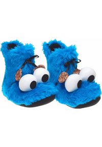 Sesamstrasse KRÜMELMONSTER 3D PLÜSCH - Pantofole - blau