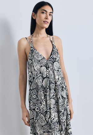 SHELLS SCARF DRESS - Accessoire de plage - black