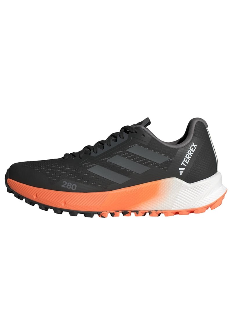 Adidas Terrex AGRAVIC FLOW 2.0 - Scarpe da trail running - core black   grey four   amber tint