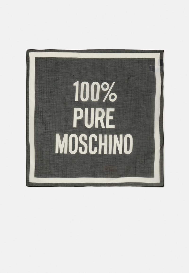 MOSCHINO UNISEX - Tuch - black/anthrazit - Zalando.de