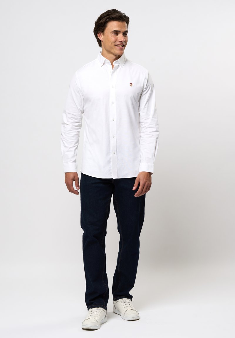 Polo ESMAR SLIM Camicia white/bianco Zalando