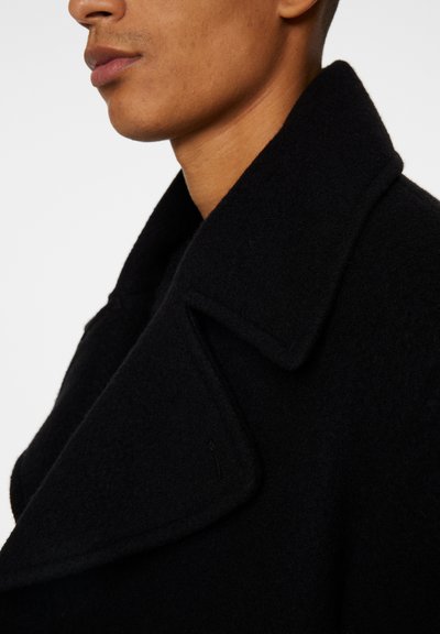 J.LINDEBERG ARNO DOUBLE BREASTED - Kort kappa / rock - black