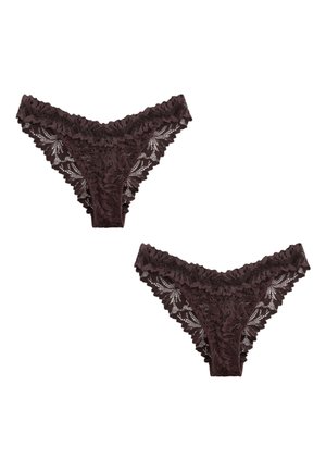 Next, TANGA FIT - ULTIMATE COMFORT  KNICKERS 2 PACK - Aluspüksid - chocolate brown