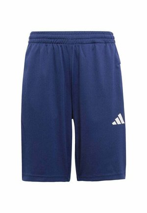 adidas Performance TRAINING ESSENTIALS STRIPES - Kurze Sporthose - dark blue white