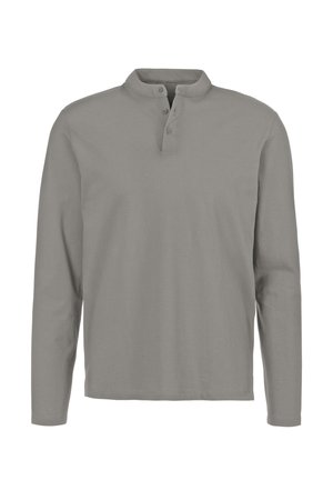john devin, JOHN DEVIN POLOSHIRT - Long sleeved top - grau