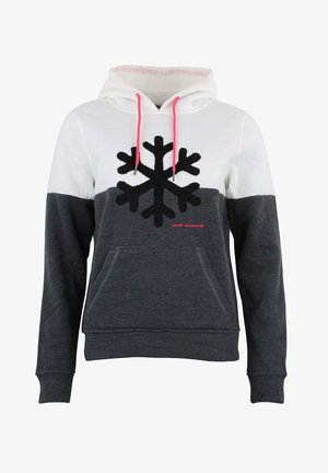 Peak Mountain À ACARLO - Sweat à capuche - blanc gris