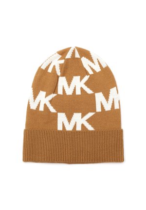 OVERSIZED CHESS CUFF - Beanie - open beige