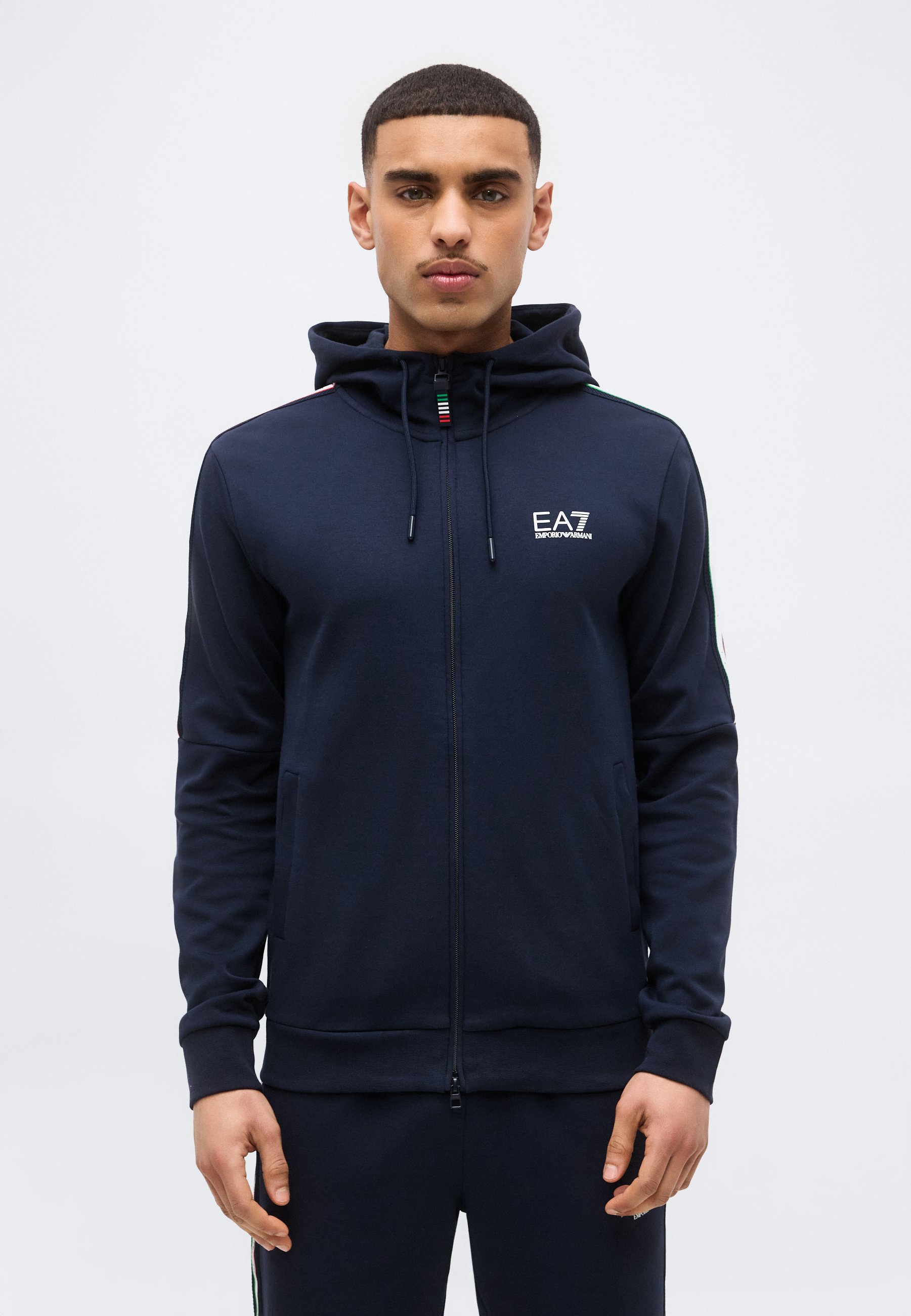 EA7 Emporio Armani ITALIAN SPIRIT HOODIE FULLZIP - Zip-up